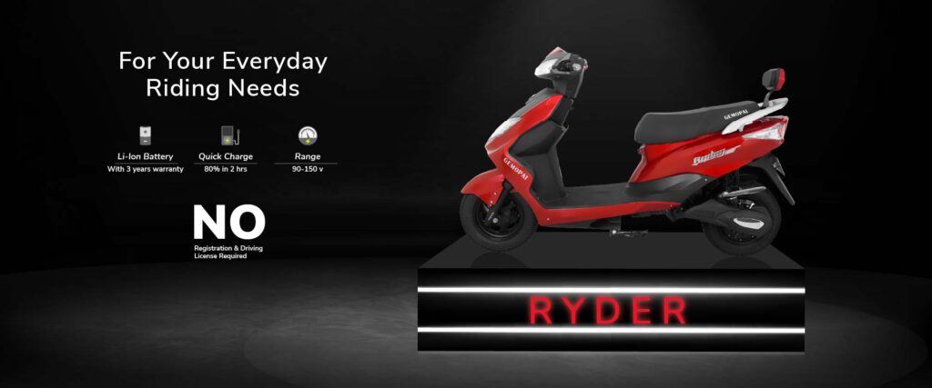 Gemopai Ryder Electric Scooter Price Features And Specifications